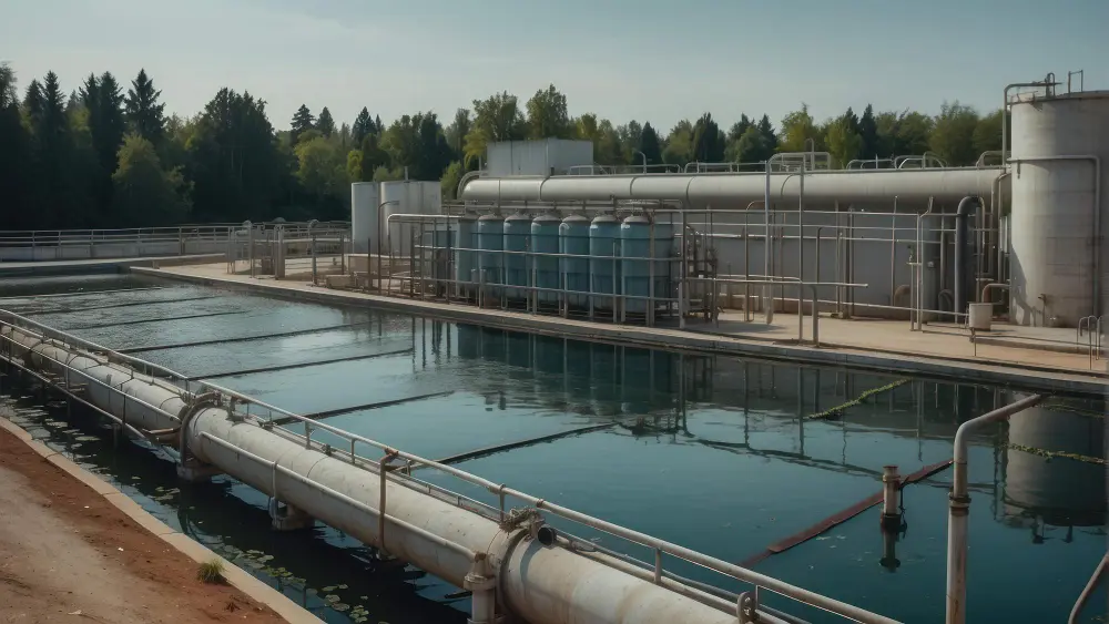 Planta de tratamiento de aguas residuales en Sevilla